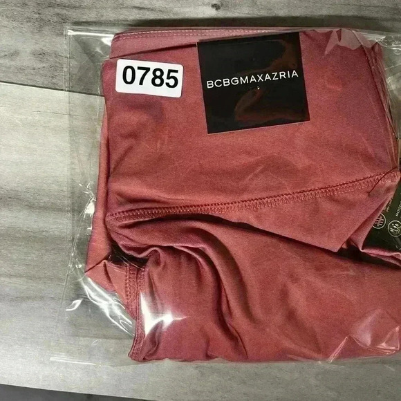 BCBGMAXAZRIA Peach Pink Ombré Leggings NWT Womens M Retail $98 cute comfy 0785 - Picture 11 of 11